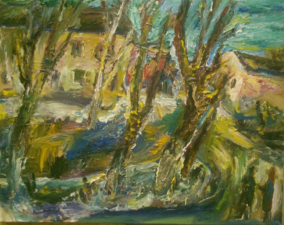 "Spring", Natalya Moiseeva, oil on canvas, 90*80cm, 2015