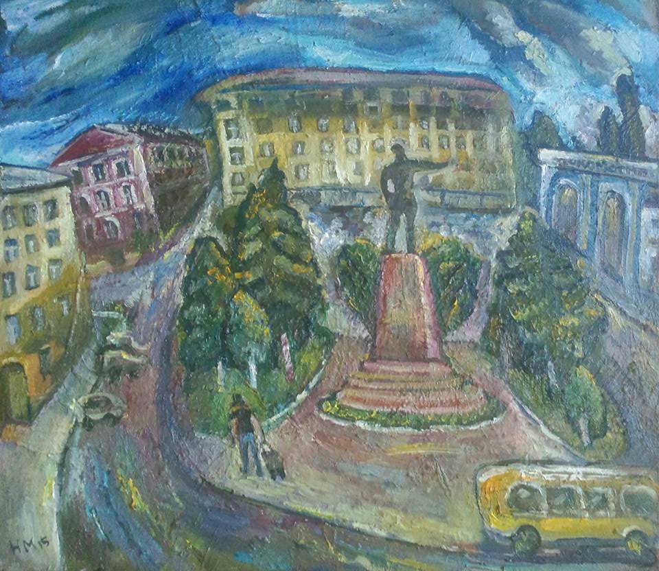 Natalya Moiseeva 'Returning home', oil on canvas, 80*100cm, 2015