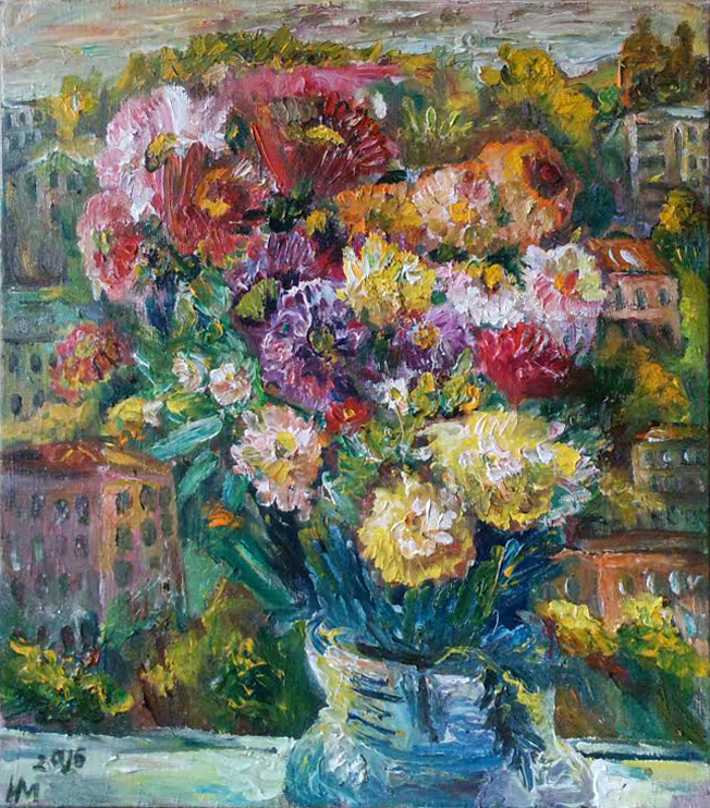 Наталья Моисеева "Цветы", 90-80, 2016
